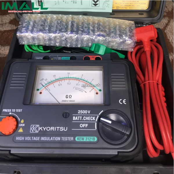 Đồng hồ đo điện trở cách điện KYORITSU 3121B (2500V, 2GΩ/100GΩ)