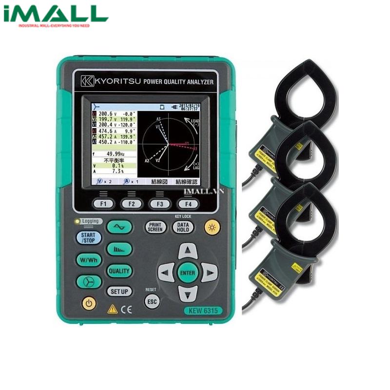 Máy phân tích công suất KYORITSU 6315-01 (Bluetooth, Kìm 8125)