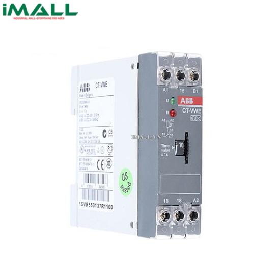 Rơ le thời gian ABB CT-VWE (3-300s, 1SVR550137R2100)