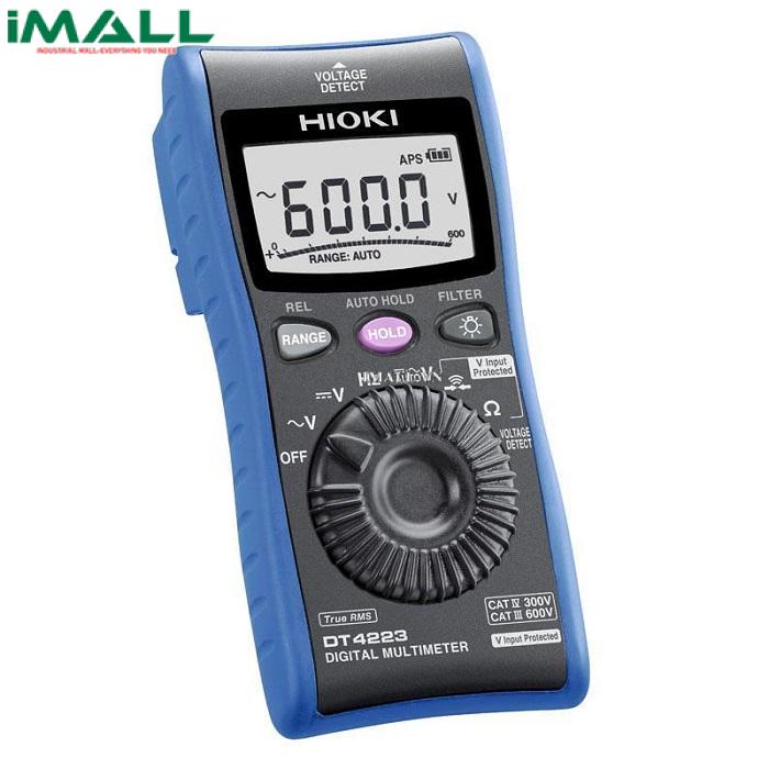 Đồng hồ vạn năng HIOKI DT4223 (600V, True RMS, Bảo vệ đo nhầm thang)