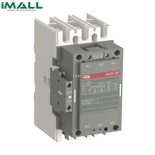 Contactor ABB AX185-30-11-80 (185A, 90kW, 220-230V, 1SFL491074R8011)