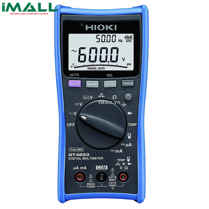 Đồng hồ vạn năng HIOKI DT4253 (true RMS, mA DC, temperature)