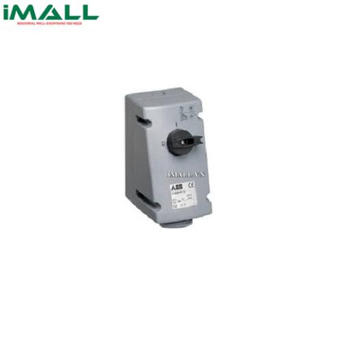 Ổ cắm + khóa liên động dọc ABB 416MVS6 16A 3P+N+E 346-415V IP44 (2CMA167663R1000)