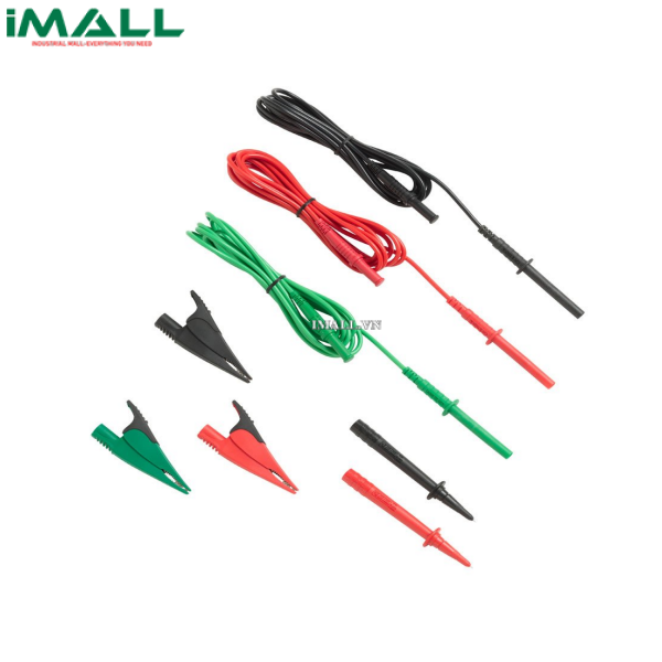 Bộ dây đo Fluke TL1550B có Kẹp cá sấu (Đỏ, Đen, Xanh lục)